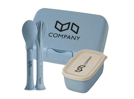 KOZIOL CANDY READY Lunchbox-Set + Besteck-Set