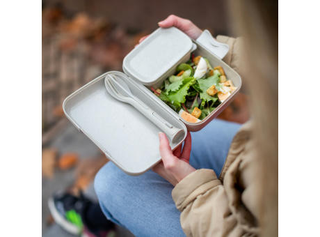 KOZIOL CANDY READY Lunchbox-Set + Besteck-Set