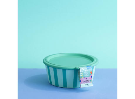 Koziol NORA BOX 1,3l STRIPES Schale 1,3l mit Deckel
