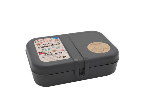 KOZIOL PASCAL READY Lunchbox-Set + Besteck-Set + XMAS Sticker