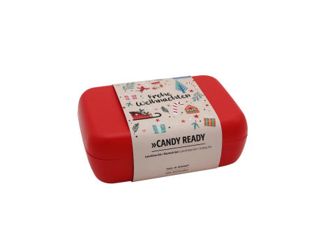KOZIOL CANDY READY Lunchbox-Set + Besteck-Set + XMAS Banderole