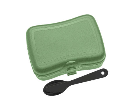 KOZIOL BASIC READY Lunchbox-Set + Besteck-Set