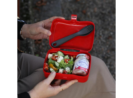 KOZIOL BASIC READY Lunchbox-Set + Besteck-Set