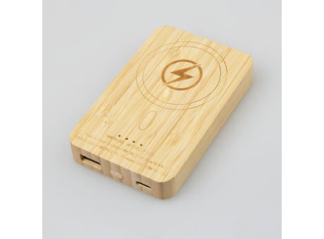 Powerbank Magnetic Bamboo