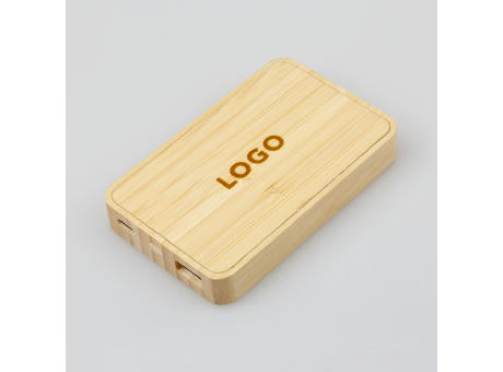 Powerbank Magnetic Bamboo