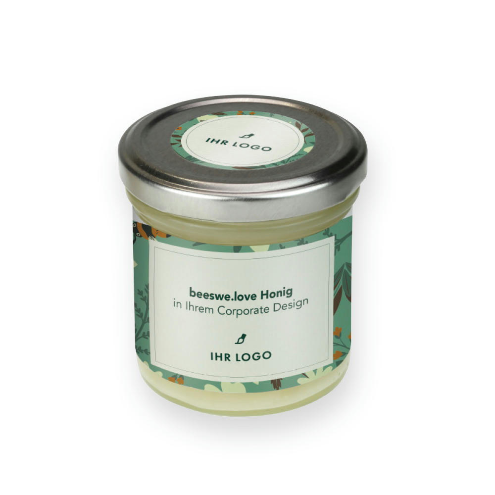 Cremiger deutscher Blütenhonig 200g im Einzelglas