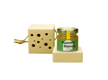 Wildbienenset Mini mit Blühsamen - Bino