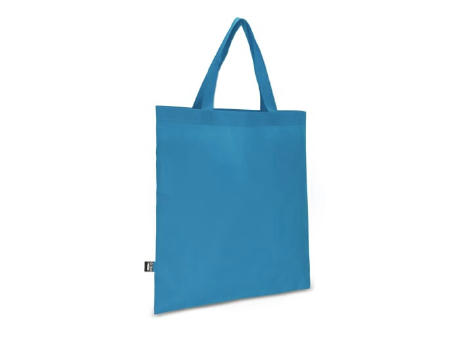 R-PET Tragetasche aus Non Woven mit kurzen Griffen 38 x 42cm 75g/m²