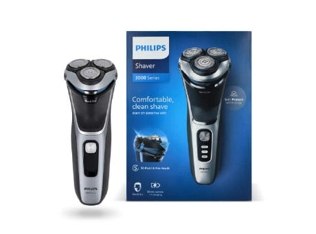 S3341|Philips elektrischer Nass- und Trockenrasierer