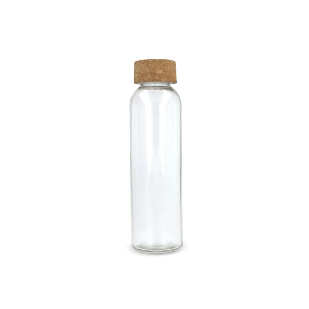 Recycling-Glasflasche mit Korkdeckel 500ml