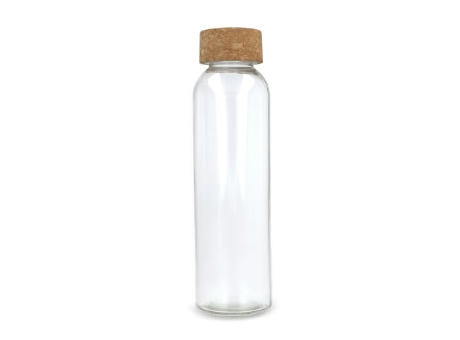 Recycling-Glasflasche mit Korkdeckel 500ml