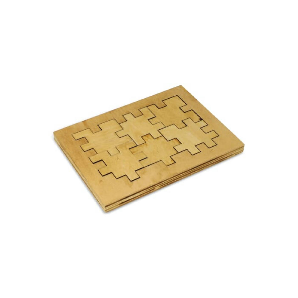 Würfelpuzzle aus Holz