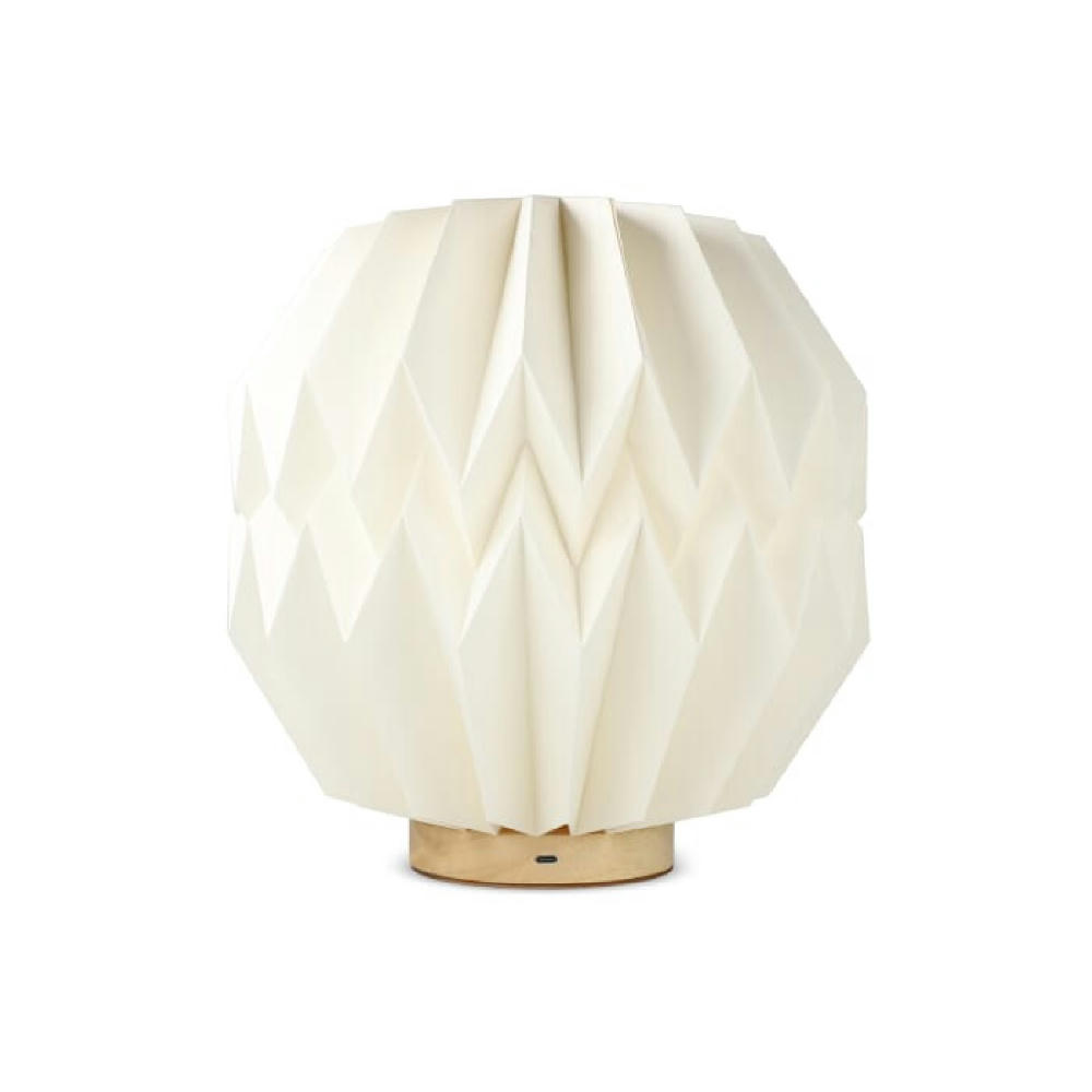 Coollux faltbare, von Origami inspirierte Papier-LED-Lampe Luna 25cm