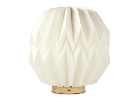 Coollux faltbare, von Origami inspirierte Papier-LED-Lampe Luna 25cm