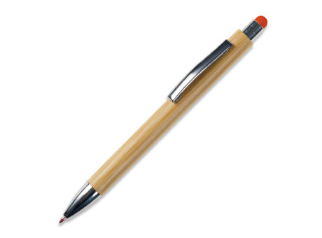 Bambus Kugelschreiber New York mit Touchpen