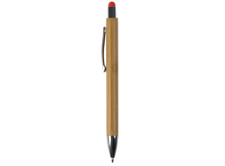 Bambus Kugelschreiber New York mit Touchpen