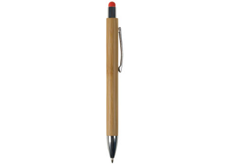 Bambus Kugelschreiber New York mit Touchpen