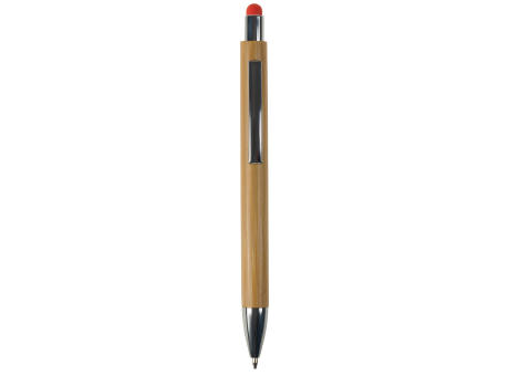 Bambus Kugelschreiber New York mit Touchpen