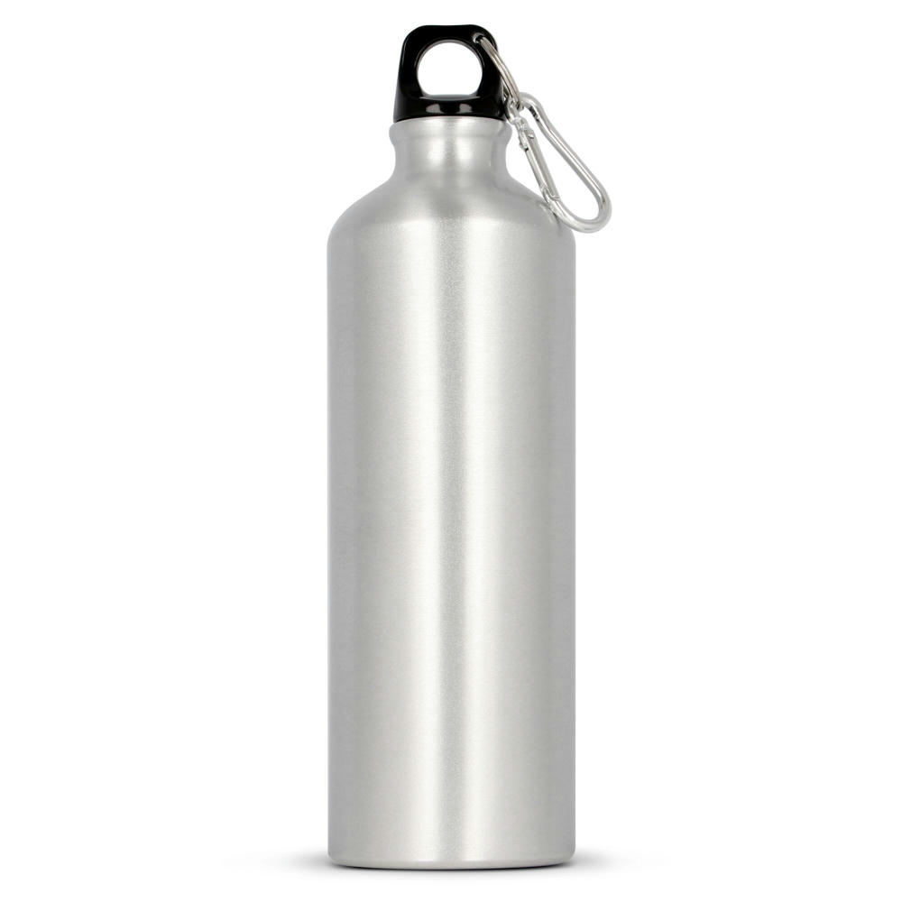 Aluminium Wasserflasche mit Karabiner 750ml