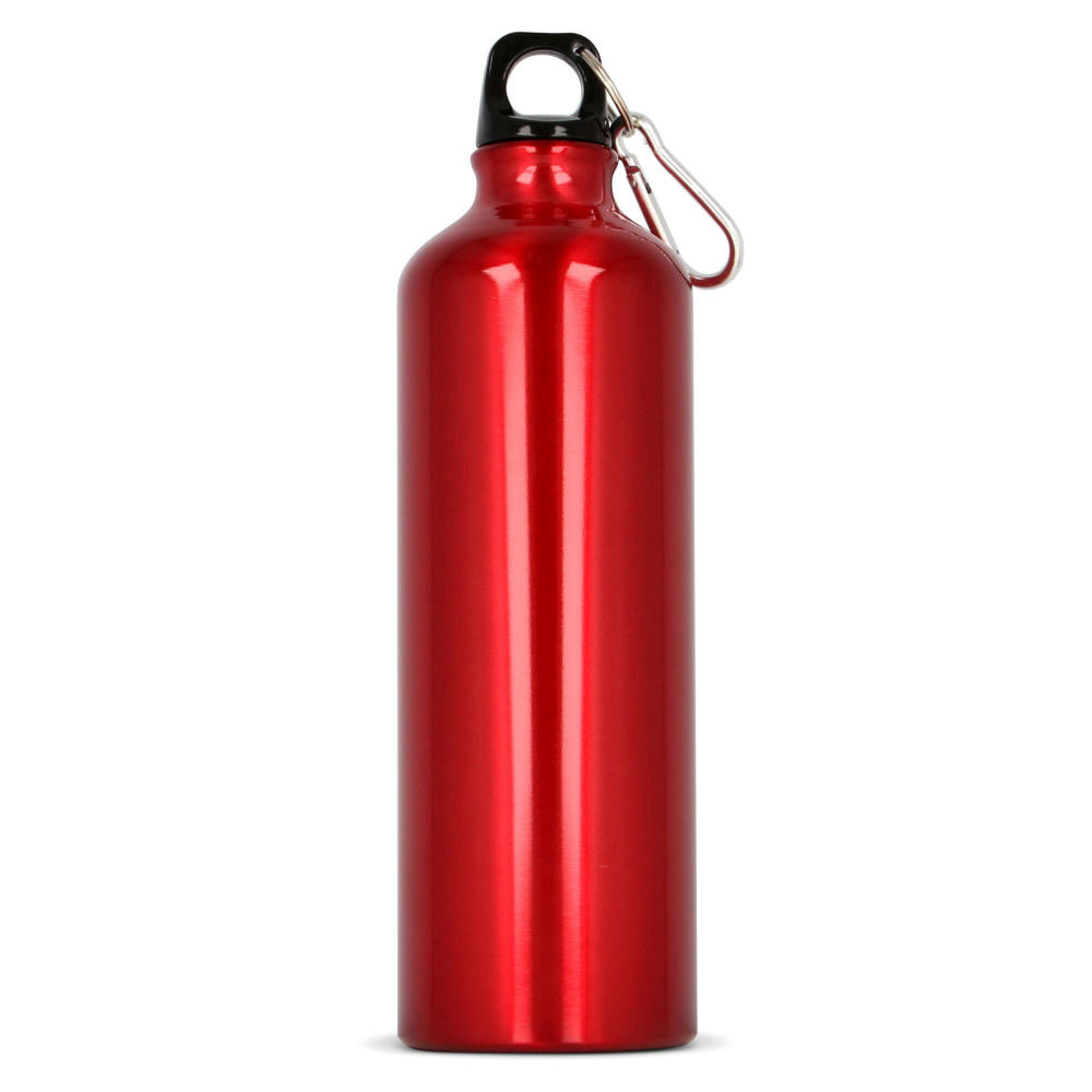 Aluminium Wasserflasche mit Karabiner 750ml