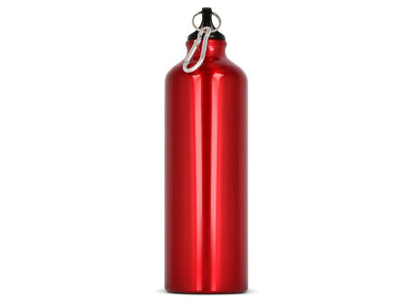 Aluminium Wasserflasche mit Karabiner 750ml