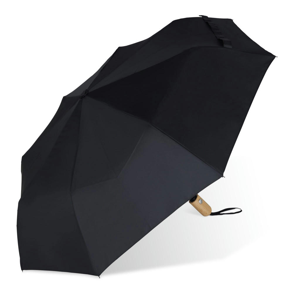 21” faltbarer Regenschirm aus R-PET -Material mit Automatiköffnung