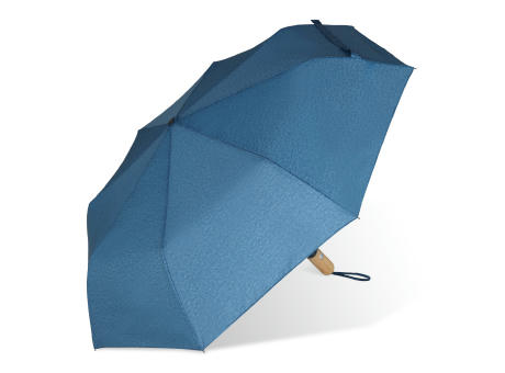 21” faltbarer Regenschirm aus R-PET -Material mit Automatiköffnung