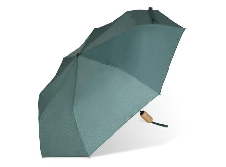 21” faltbarer Regenschirm aus R-PET -Material mit Automatiköffnung