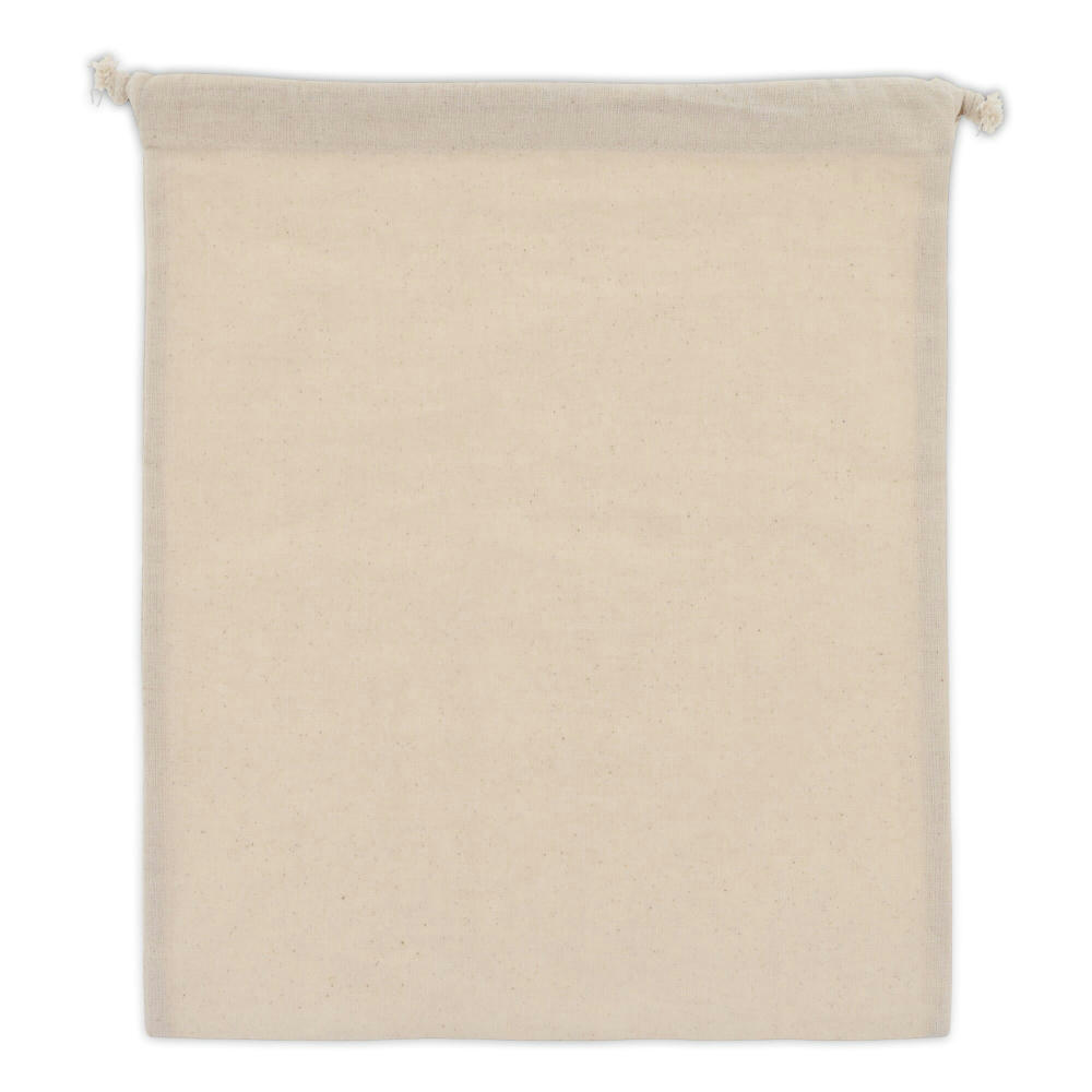 Zuziehbeutel OEKO-TEX® Baumwolle 140g/m² 25x30cm