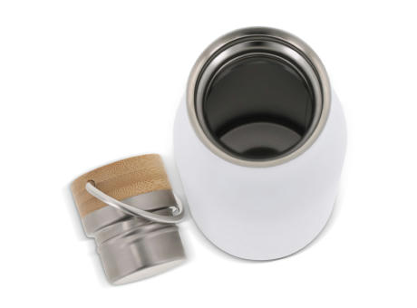 Isolier-Flasche mit Bambusdeckel, 500ml