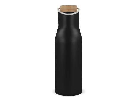 Isolier-Flasche mit Bambusdeckel, 500ml