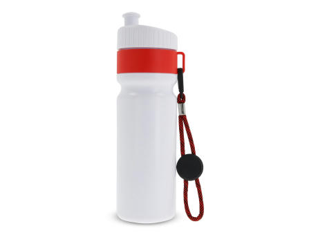 Sportflasche mit Rand und Kordel 750ml