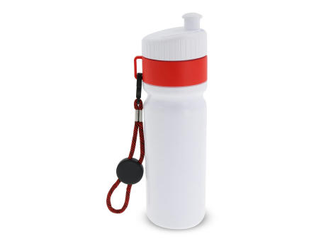 Sportflasche mit Rand und Kordel 750ml