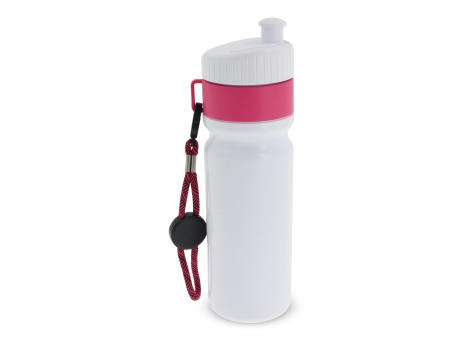 Sportflasche mit Rand und Kordel 750ml
