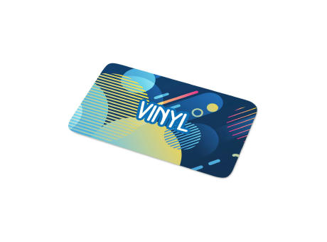 Vinyl Sticker Rechteck 80x25mm