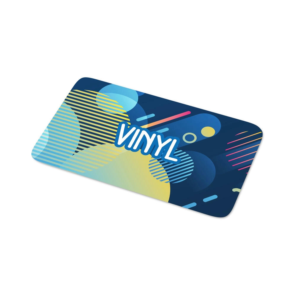 Vinyl Sticker Rechteck 100x30mm