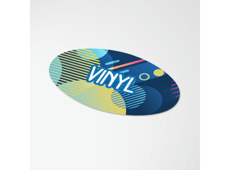 Vinyl Sticker Oval 40x20mm