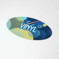 Vinyl Sticker Oval 40x20mm