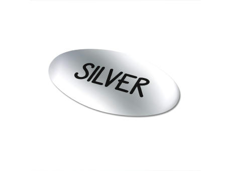 Vinyl Sticker Oval 50x25mm
