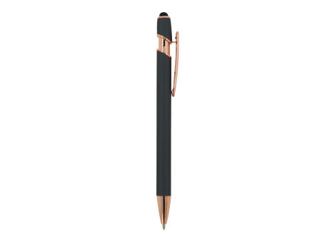 Kugelschreiber Paris Deluxe Metall gummiert