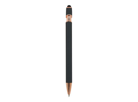 Kugelschreiber Paris Deluxe Metall gummiert