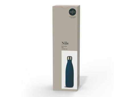 Sagaform Nils Stahlflasche Gummi 500ml