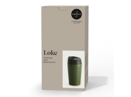 Sagaform Loke Reisebecher Farbe beschichtet 240ml