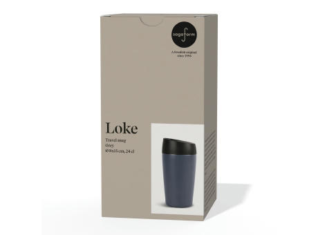 Sagaform Loke Reisebecher Farbe beschichtet 240ml