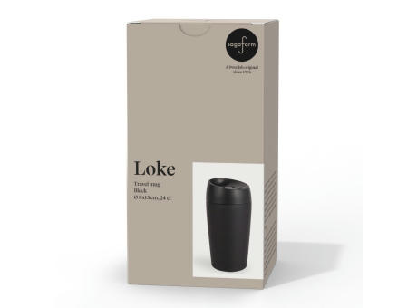 Sagaform Loke Reisebecher mit gummierter Oberfläche 240ml