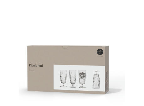 Sagaform Acryl Picknickglas hoch 200ml 4er Set