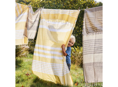 Sagaform Ella Hamam-Handtuch Bio-Baumwolle 145x250cm