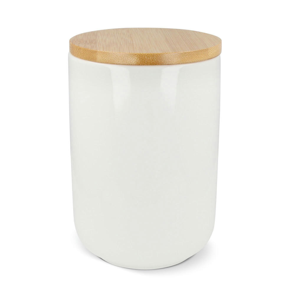 Vorratsdose Keramik &amp; Bambus 900ml