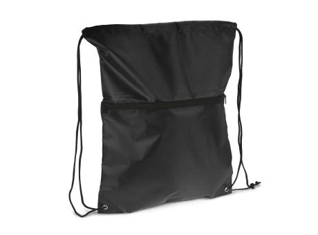 Kordelzugtasche 210T R-PET mit Reißverschluss