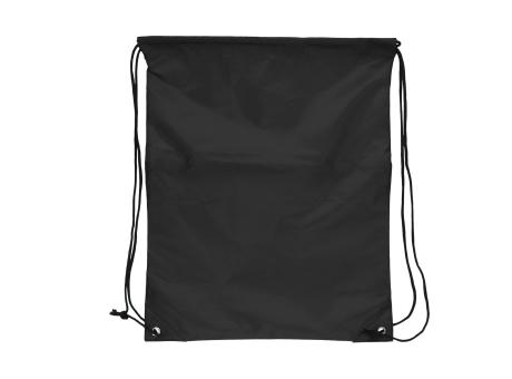 Kordelzugtasche 210T R-PET mit Reißverschluss